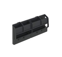 Шинный держатель FRAME 162мм (4 сегмента, до 20 полюсов), черный (для всех щитков)  F08BBHU1  DKC