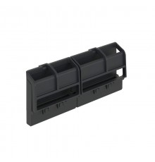 Шинный держатель FRAME 162мм (4 сегмента, до 20 полюсов), черный (для всех щитков)  F08BBHU1  DKC