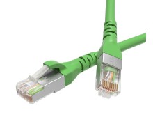 Патч-корд экранированный CAT6 F/UTP 4х2, LSZH, зелёный, 1.0м  RN6FU4510GN  DKC