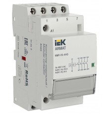 ARMAT Контактор модульный KMR 25А 24В AC/DC 4НО  AR-KMR20-025-40-024  IEK