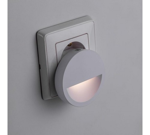 Светильник ночник FN1121 0,45W 230V, белый  41020  Feron