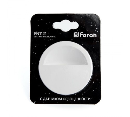 Светильник ночник FN1121 0,45W 230V, белый  41020  Feron