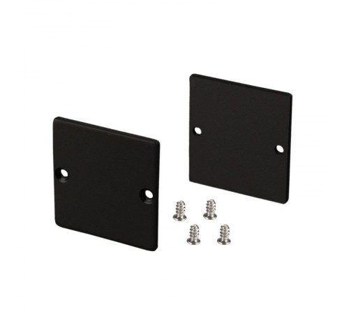 Заглушка SL-LINE-3638-LW BLACK глухая (Arlight, Металл)  038716  Arlight