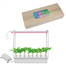 Набор для гидропоники "Минисад AQUA" ULT-P44A-10W/SPSB IP40 AQUA WHITE для рассады и цветения, белый  UL-00004496  Uniel
