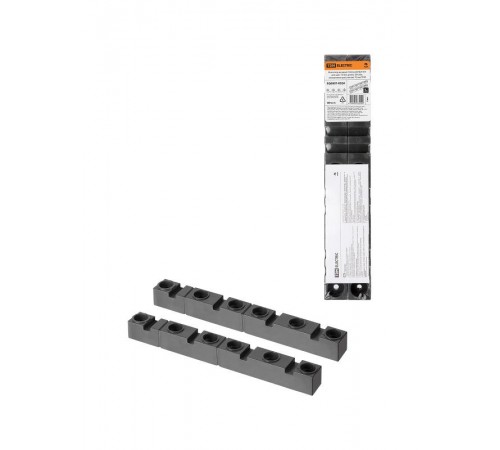 Изолятор шинный плоский ИШП 4П для шин 10 мм, длина 264 мм, межшинное расстояние 70 мм  SQ0807-0024  TDM