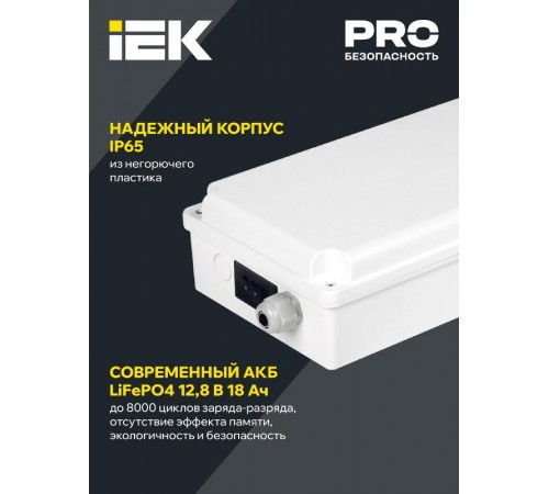 Блок аварийного питания БАП120-1,0 универс. для LED IP65  LLVPOD-EPK-120-1H-U   IEK