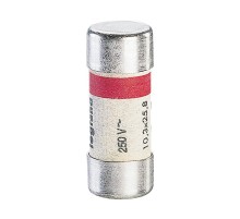 Бытовой цилиндрический предохранитель 10,3x25,8мм с индикатором - 16 A  011716  Legrand