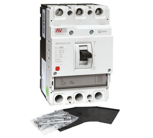 Выключатель автоматический AV POWER-2/3 225А 35kA TR  mccb-23-225-TR-av  EKF