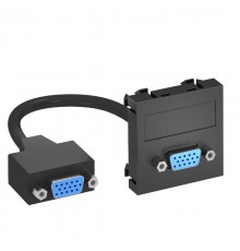 Мультимедийная рамка VGA Modul45 (черный) (MTG-VGA F SWGR1)  6104661  OBO Bettermann