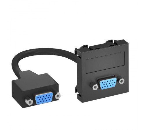 Мультимедийная рамка VGA Modul45 (черный) (MTG-VGA F SWGR1)  6104661  OBO Bettermann