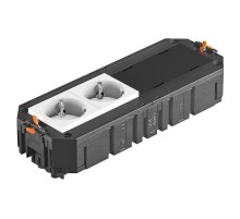 Коробка монтажная укомплектованная UT4 GST18i (2 розетки + 2 заглушки)  7404674  OBO Bettermann