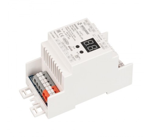INTELLIGENT ARLIGHT Диммер DALI-104-1.5kHz-PD-DIN (12-36V, 4х5А)  026774  Arlight