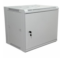 19" Настенный шкаф PRO 12U 600450635 мм (ШxГxВ) - передняя дверь металл, боковые стенки съемные (разобранный) RAL 7035  04-2212  REXANT