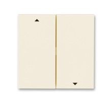 ABB Levit Слоновая кость / белый Сменная панель на клавишу для выключателя жалюзи Слоновая кость  ND3559H-A447/1 17  2CHH594471A8017  ABB