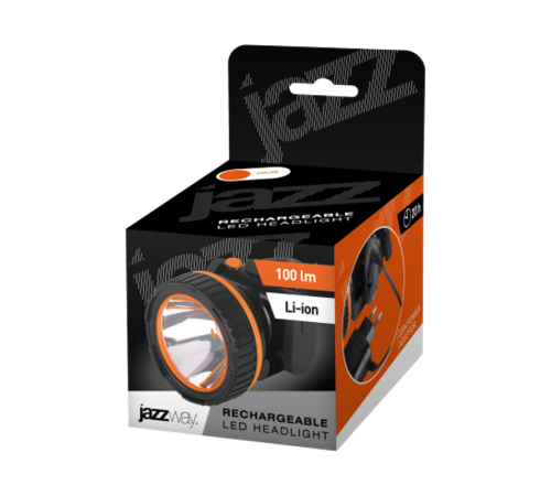 Фонарь прожекторный  AccuH7-L1W-og, Li-ion, ПРОМО  5008984  JAZZway