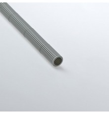 Труба гибкая гофрированная ПВХ 25мм с протяжкой лёгкая (50м) серый  12501  Рувинил