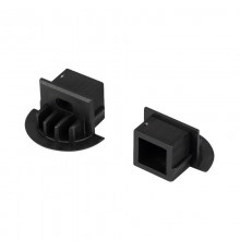 Заглушка для PDS-F черная с отверстием  026206  Arlight