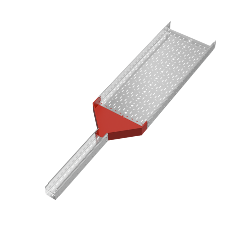 Переходник центральный 100х100-500 мм "ПЛЮС" HD  PDplus100-100-500-C HD   КМ-профиль