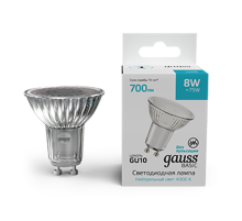 Лампа светодиодная   Basic MR16 8W 700lm 4000K GU10 LED 1/10/100  10106282  Gauss