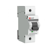 Выключатель автоматический однополюсный ВА 47-125 80А C 15кА PROxima  mcb47125-1-80C  EKF