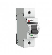 Выключатель автоматический однополюсный ВА 47-125 80А C 15кА PROxima  mcb47125-1-80C  EKF