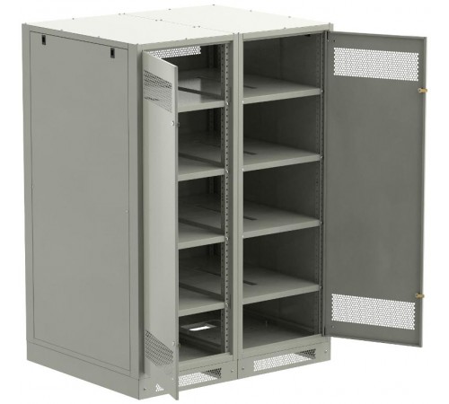 ITK LINEA B Шкаф (пустой) 1700х1200мм дверь двуст. мет. сер.  LB35-17H29-2M  ITK