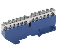 Шина N "ноль" на DIN-изоляторе Ni ШНИ-6х9-12-Д-С  YNN10-12-D-K07-N  IEK