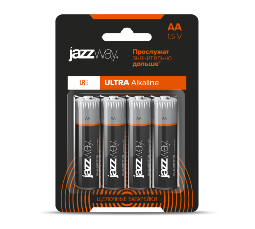 Элементы питания LR 6  Ultra PLUS BL-4  .5010772  JAZZway