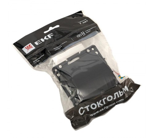 Стокгольм Механизм Кабельного вывода черный EKF PROxima  EZV-CE-10  EKF