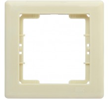 РГ-1-БК Рамка 1 мест. BOLERO кремовый  EMB12-K33  IEK