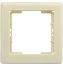 РГ-1-БК Рамка 1 мест. BOLERO кремовый  EMB12-K33  IEK