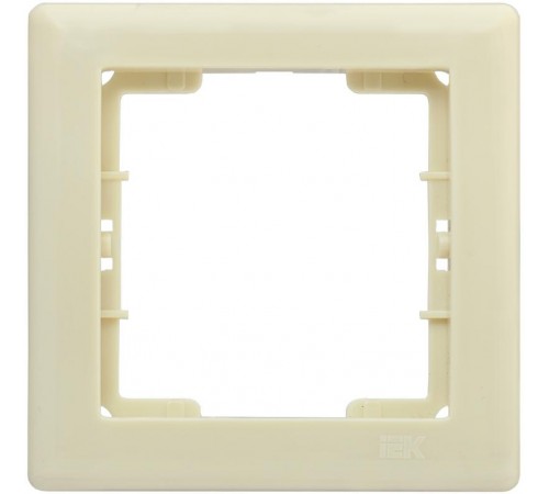 РГ-1-БК Рамка 1 мест. BOLERO кремовый  EMB12-K33  IEK