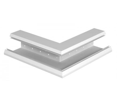 Внешний угол кабельного канала Rapid 80 нерегулируемый 133x110 мм (сталь,белый) (GEK-SA110133P)  6282710  OBO Bettermann
