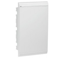 Корпус пластиковый встраиваемый на 36 модулей ЩРВ-П-36 IP41 (10х306х102мм) PRIME белая дверь  MKP82-V-36-WD-41-05  IEK