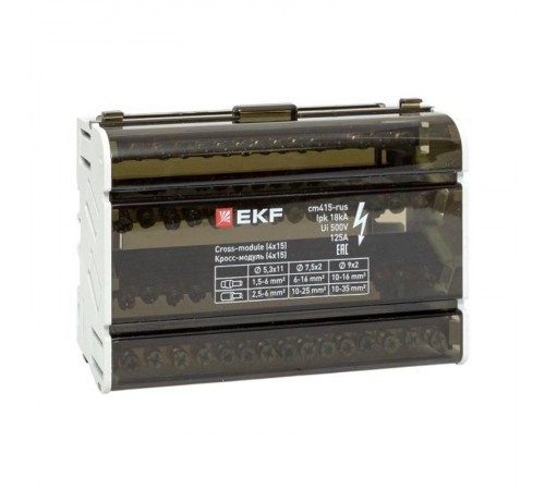 Кросс-модуль (4x15) 125A  cm415-rus EKF