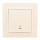 Минск Кнопка звонка  СП, 10А, бежевый EKFERV10-027-20EKF