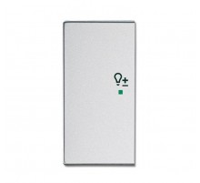 SRD-2-L-83 Клавиша двойная левая free@home, светорегулятор, future, серебристый алюминий  6220-0-0165   2CKA006220A0165  ABB