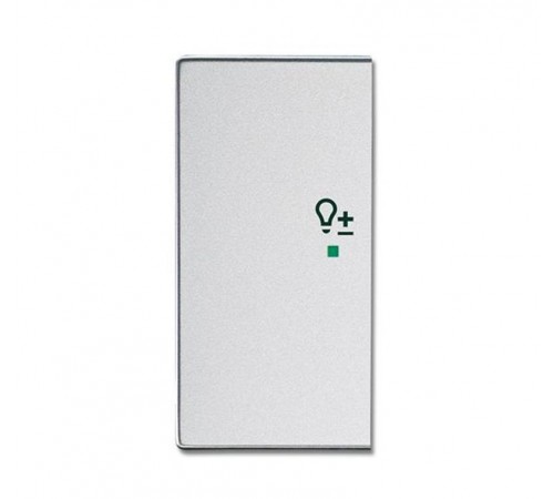 SRD-2-L-83 Клавиша двойная левая free@home, светорегулятор, future, серебристый алюминий  6220-0-0165   2CKA006220A0165  ABB