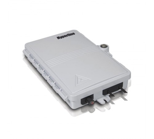 FO-WBI-2A-GY Бокс оптический настенный, 2 порта (SC, duplex LC), IP65, 102 х 167 х 31 мм 358583  Hyperline