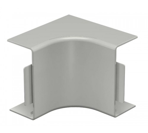 Крышка внутреннего угла кабельного канала WDK 40x90 мм (ПВХ,серый) (WDK HI40090GR)  6021190  OBO Bettermann