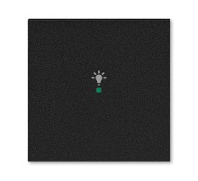 ABB Levit Антрацит Клавиша 1-ая с символом освещения free@home  6220H-A01001 63  2CHH621001A4063  ABB