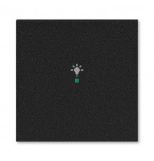 ABB Levit Антрацит Клавиша 1-ая с символом освещения free@home  6220H-A01001 63  2CHH621001A4063  ABB