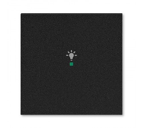 ABB Levit Антрацит Клавиша 1-ая с символом освещения free@home  6220H-A01001 63  2CHH621001A4063  ABB