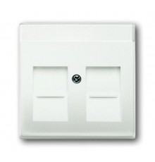 Накладкадля розеток с супп. 1810, 1812, 1814, 1816 и 1818, с полем для надписи, 1816,1818 серия solo/future  1710-0-3887   2CKA001710A3887  ABB