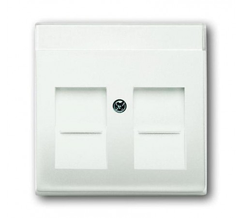 Накладкадля розеток с супп. 1810, 1812, 1814, 1816 и 1818, с полем для надписи, 1816,1818 серия solo/future  1710-0-3887   2CKA001710A3887  ABB