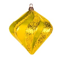 Елочная фигура "Алмаз", 15 см, цвет золотой  502-161  NEON-NIGHT