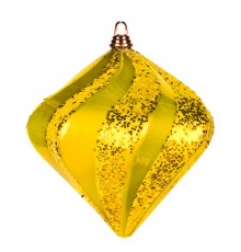 Елочная фигура "Алмаз", 15 см, цвет золотой  502-161  NEON-NIGHT