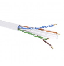 Кабель CAT 6, U/UTP, нг(А)-HF, бухта 305м, белый  RN6UUA01WH  DKC