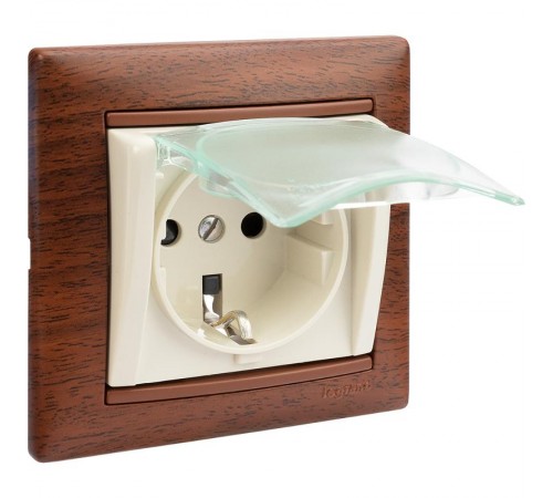 Valena Тонированное дерево Рамка 1-ая  770311  Legrand