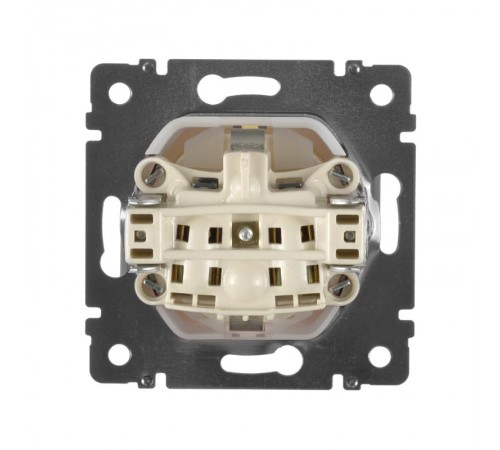 Valena Сл. кость Розетка 1-ая с/з с крышкой и защитными шторками IP44 (к простой рамке)  774120  Legrand